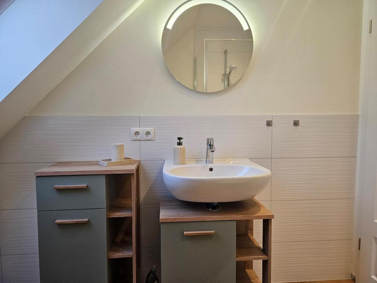 Ferienwohnung Glueck Am See Sternberg Exteriör bild